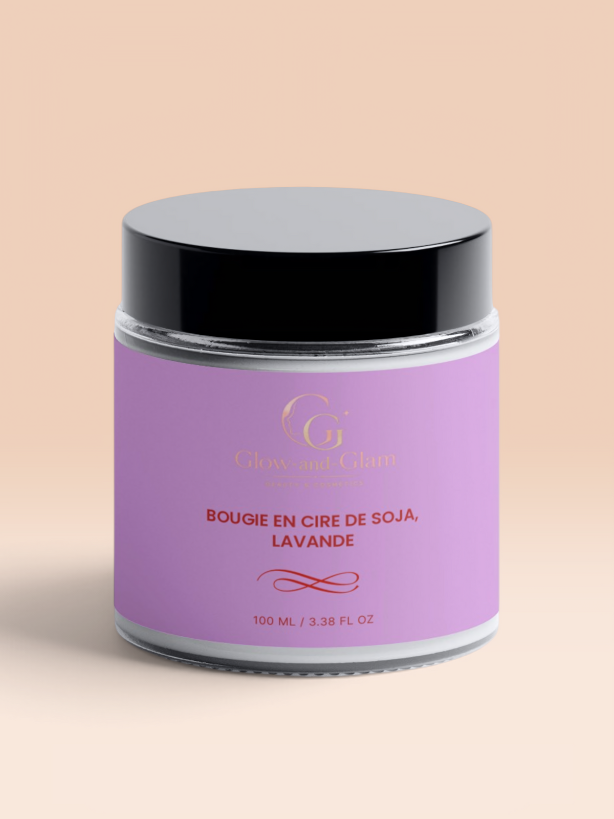 BOUGIE EN CIRE DE SOJA, LAVANDE